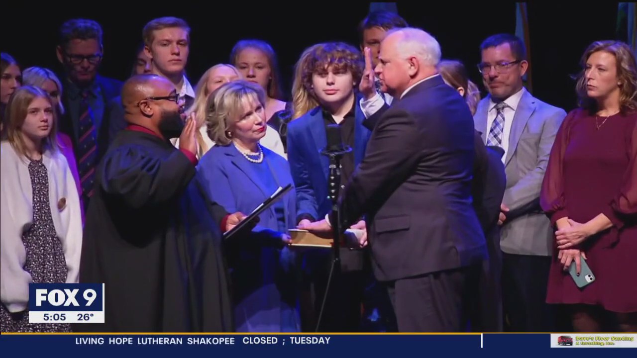Walz sworn in for second term, declares 'the era of gridlock' over