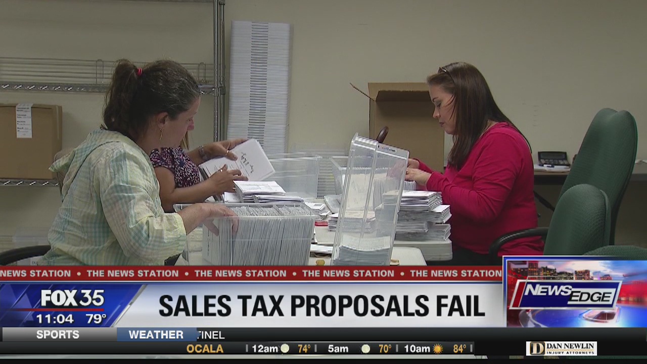 Local sales tax proposals fail