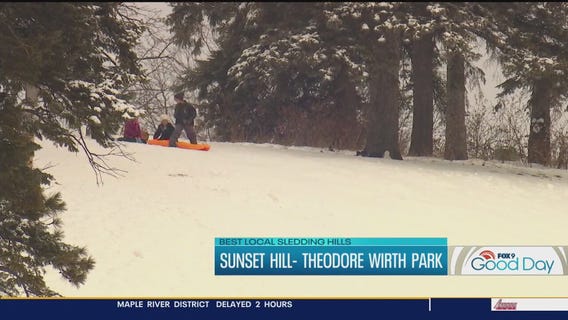 Best Twin Cities sledding hills, skating spots