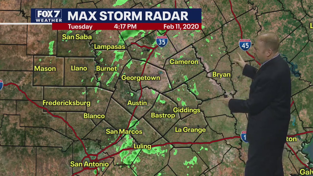 Evening weather forecast for February 11