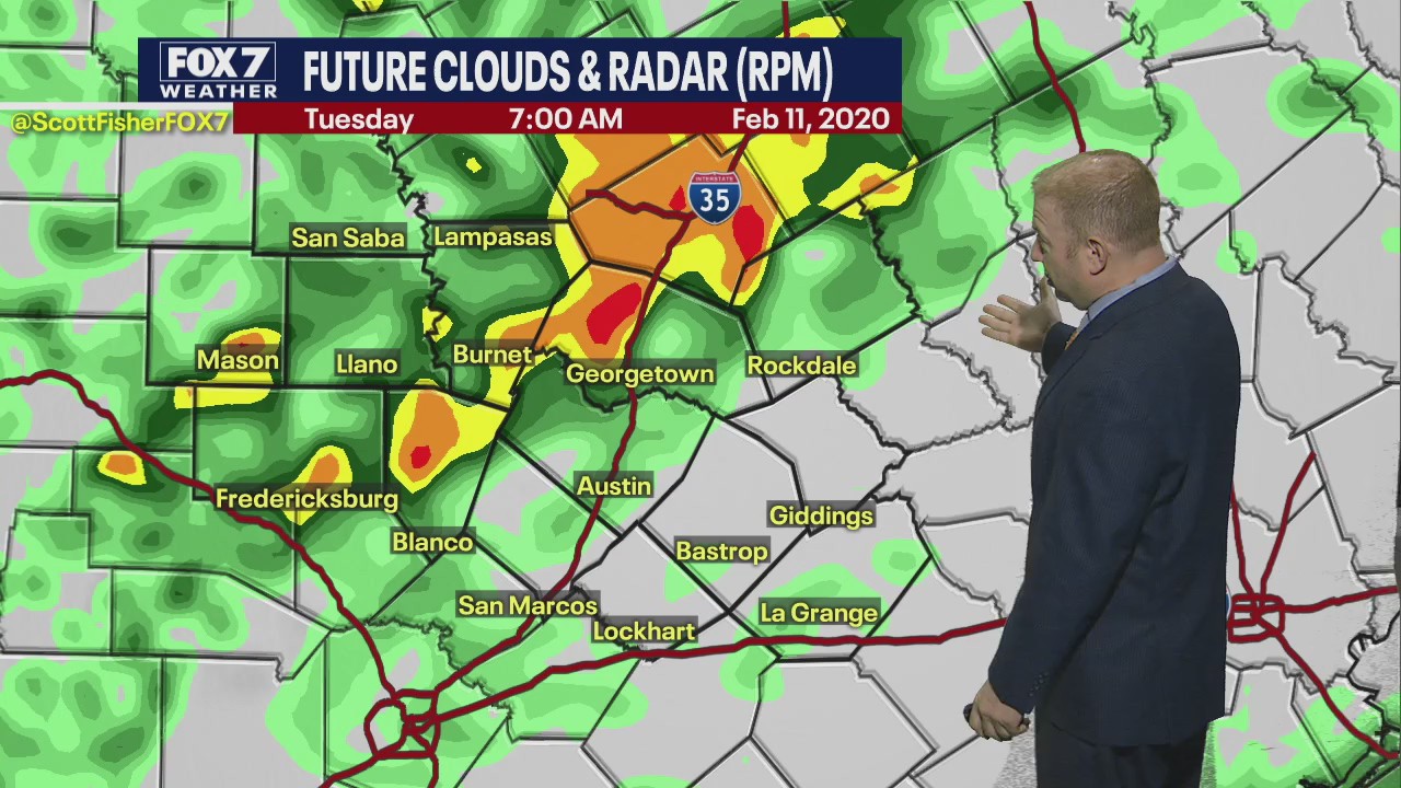 Evening weather forecast for February 10