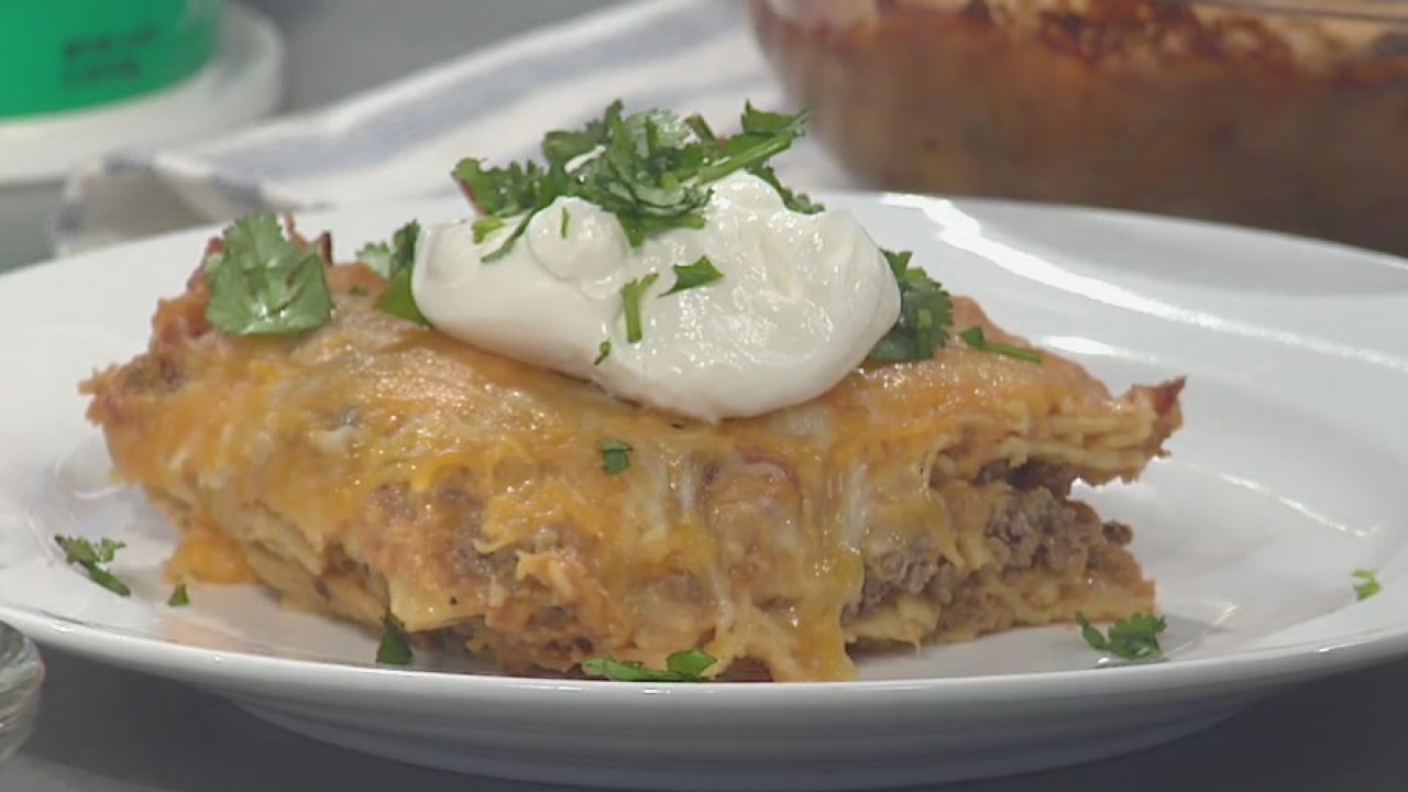 Good Day Cooks: Cheesy Beef Enchilada Casserole