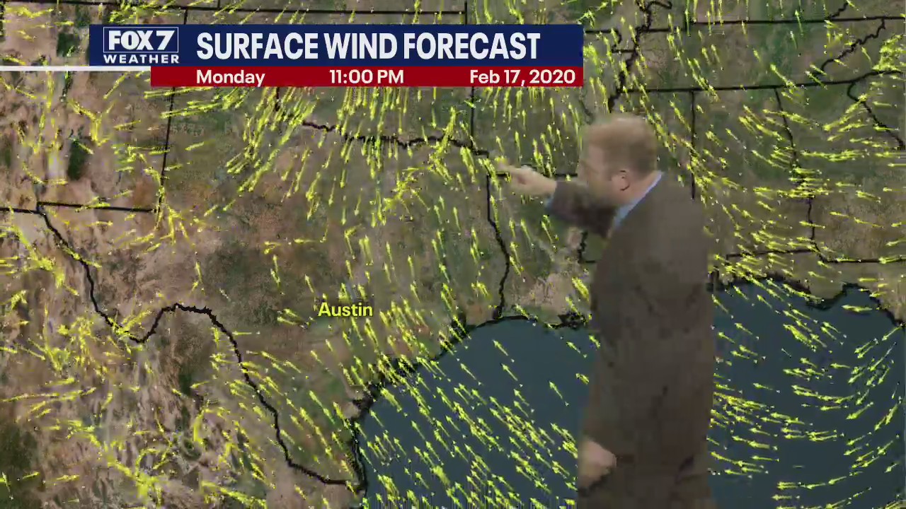 Evening weather forecast for February 17