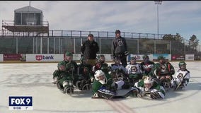 Sled hockey players brave extreme cold as Hockey Day Minnesota wraps up