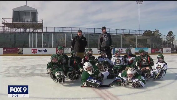 Sled hockey players brave extreme cold as Hockey Day Minnesota wraps up