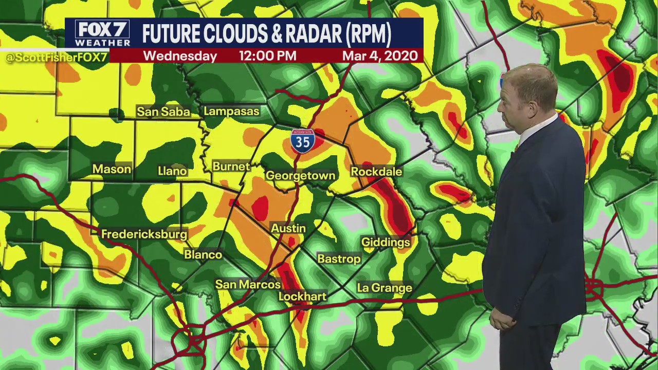 Evening weather forecast for March 2