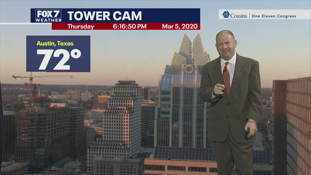 Evening weather forecast for March 5, 2020