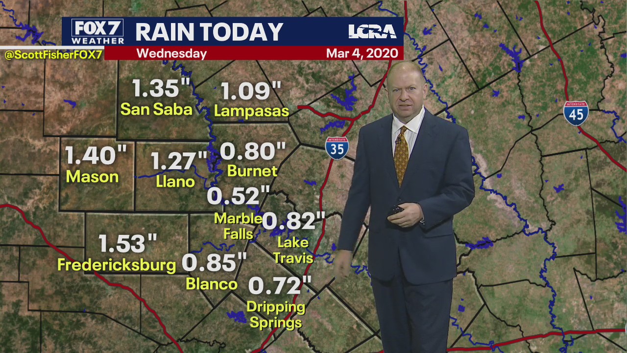 Evening weather for March 4, 2020