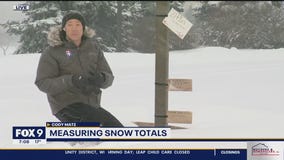 Minnesota winter storm snow totals