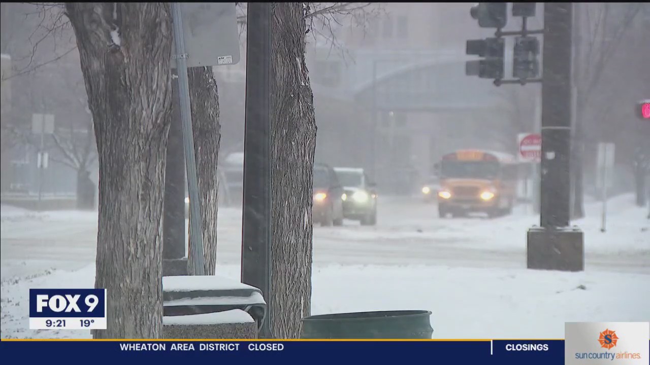 Warming spaces available as winter storm continues