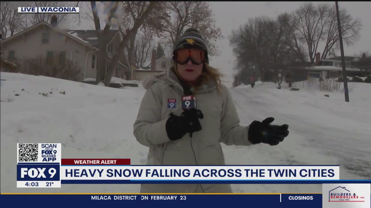 Winter storm second wave begins Wednesday evening