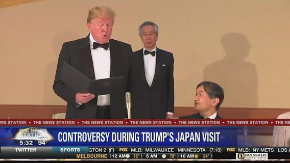 Controversy during Trump visit to Japan