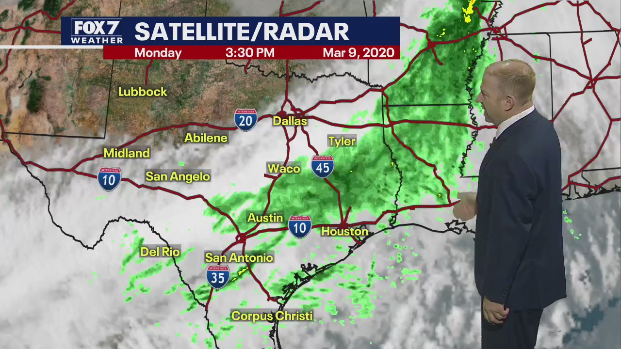 Evening weather forecast for March 9