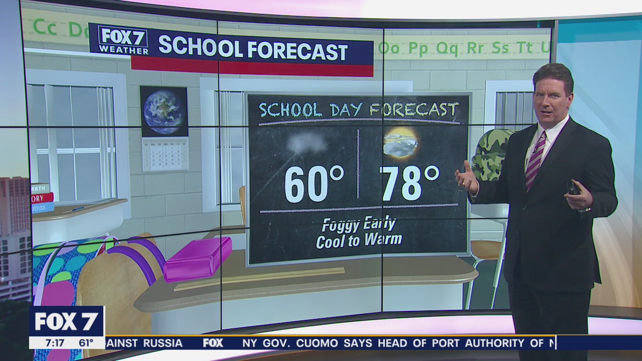 Morning weather forecast for March 10, 2020