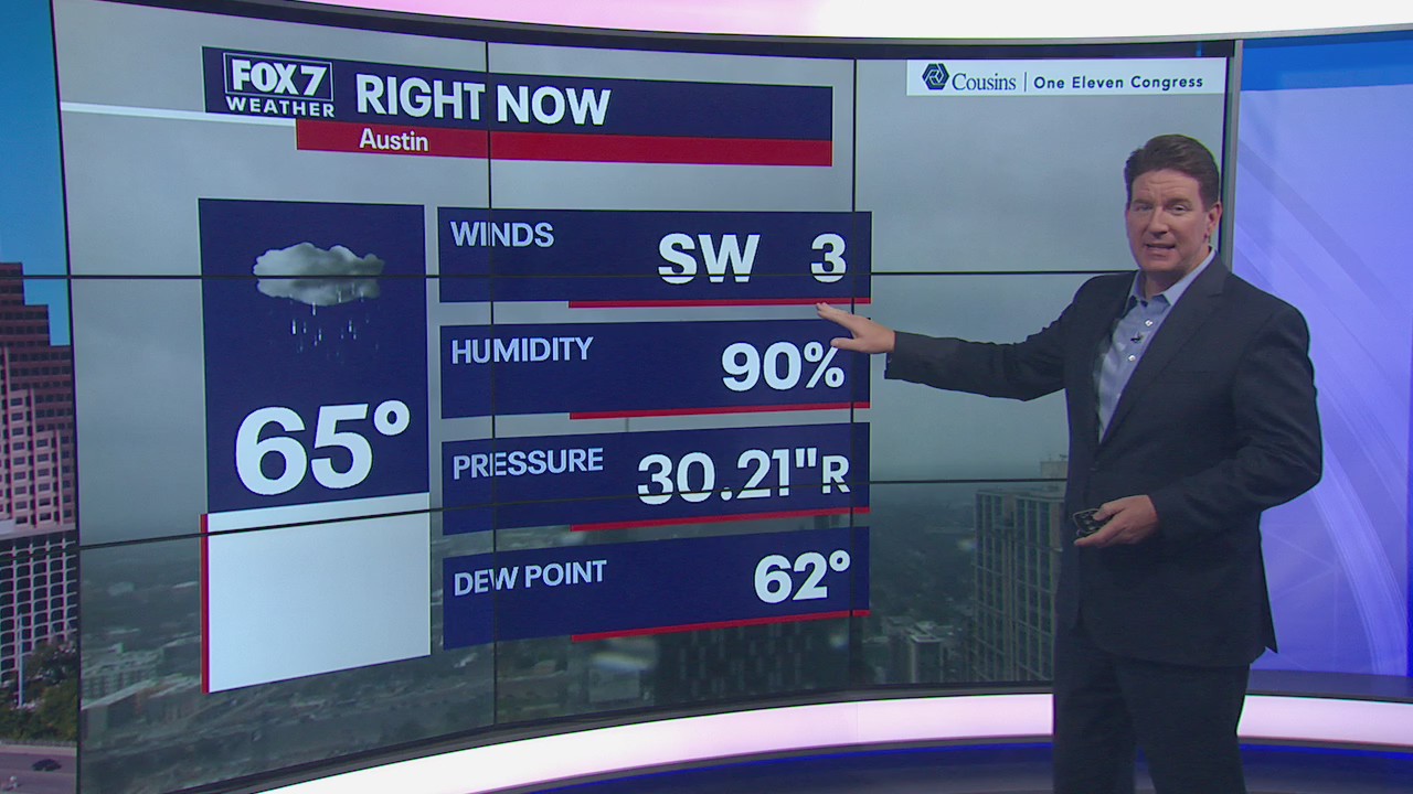 Noon weather forecast for March 9, 2020