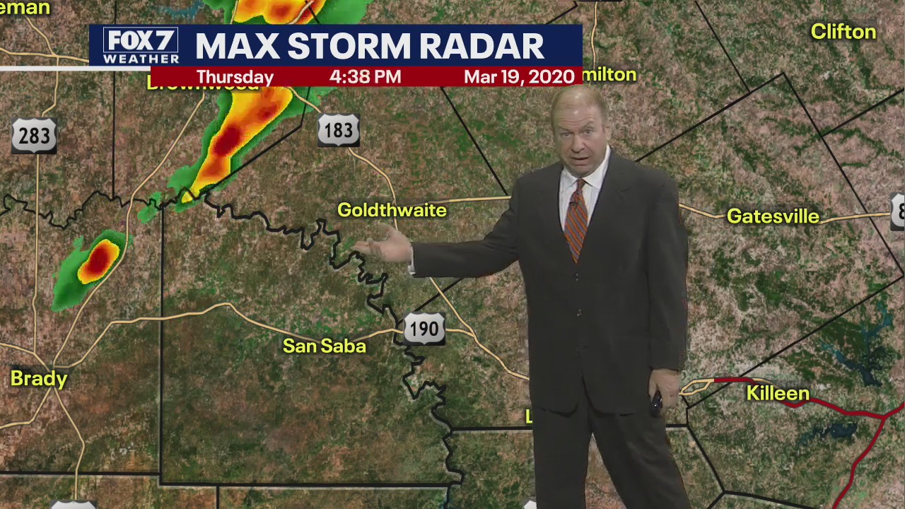 Evening weather forecast for March 19, 2020
