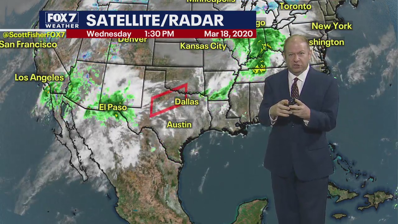 Evening weather forecast for March 18, 2020