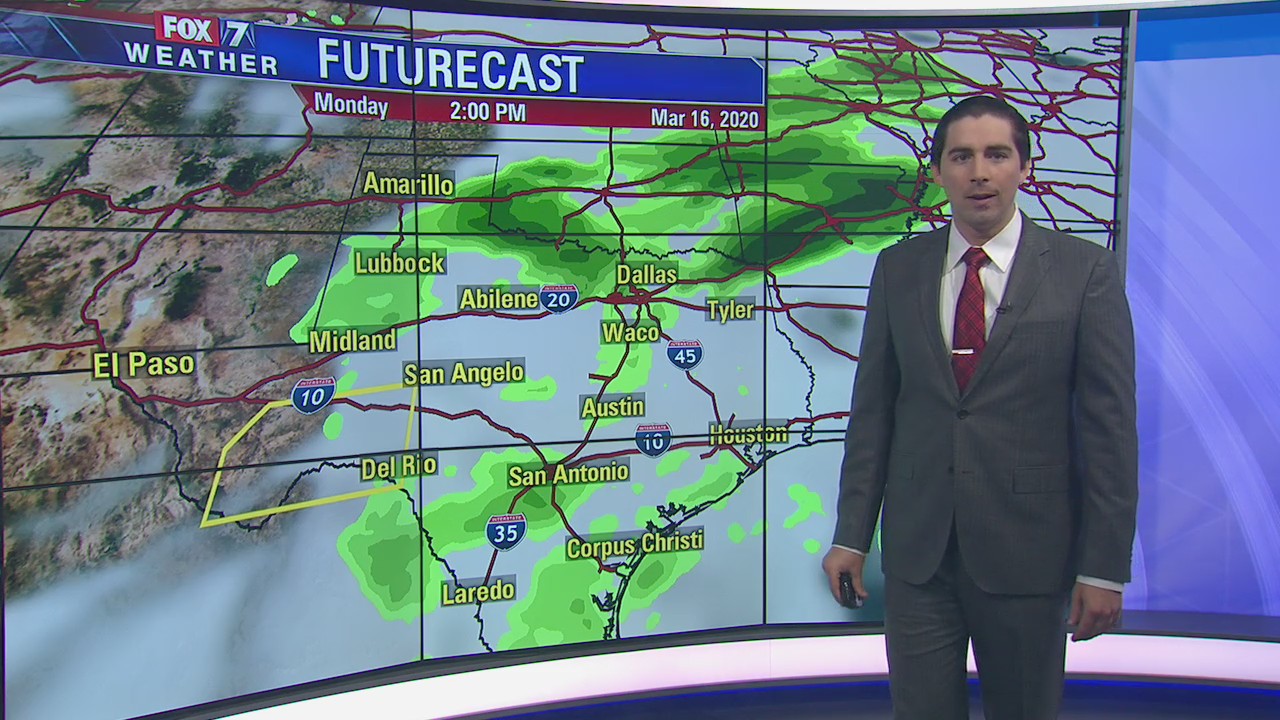Evening weather forecast for March 15, 2020
