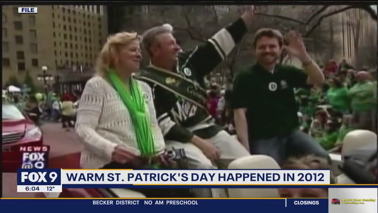 Celebrating St. Patrick's Day in the cold