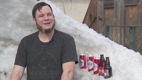 St. Paul man turns pile of snow into backyard bar