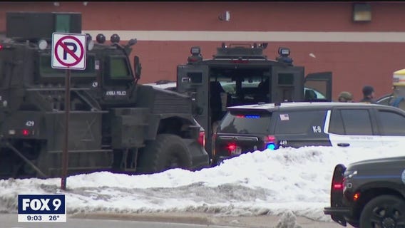 Barricaded suspect near Anoka car wash