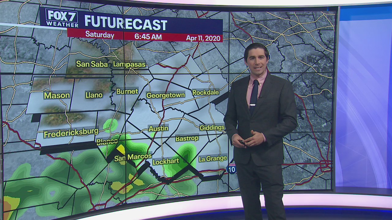 Evening weather forecast for April 10, 2020