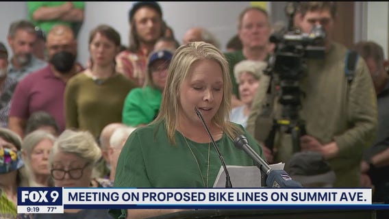 St. Paul meeting on Summit Avenue proposed bike lane
