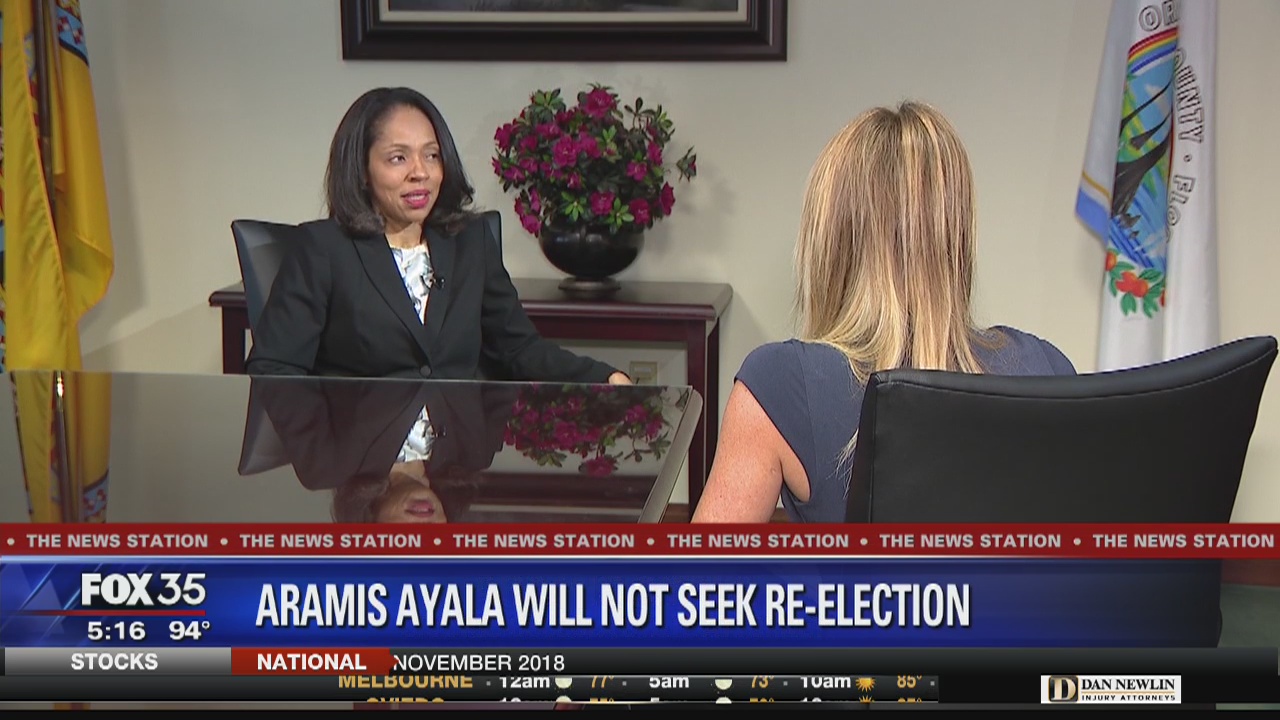 Interview with Aramis Ayala on decision not to run again