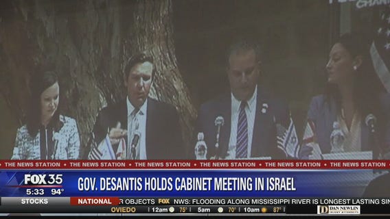 Governor DeSantis holds cabinet meeting in Israel