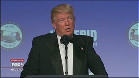 Trump returns to NYC