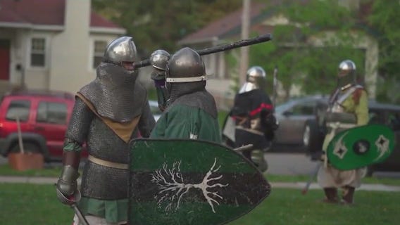 When modern and medieval times clash