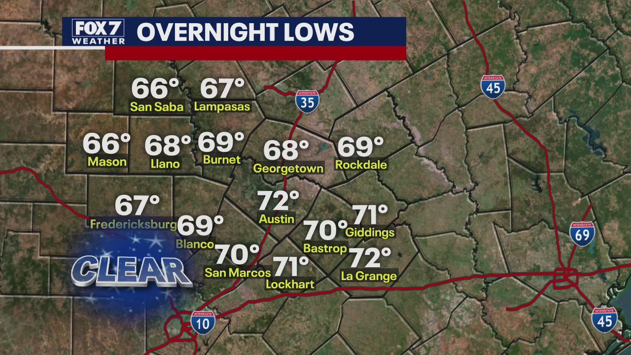 Evening weather forecast for May 19, 2020