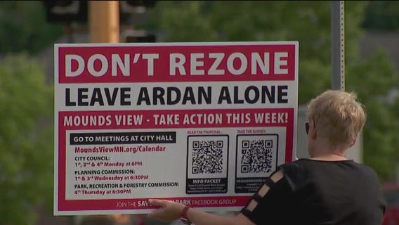 Mounds View development causes protest