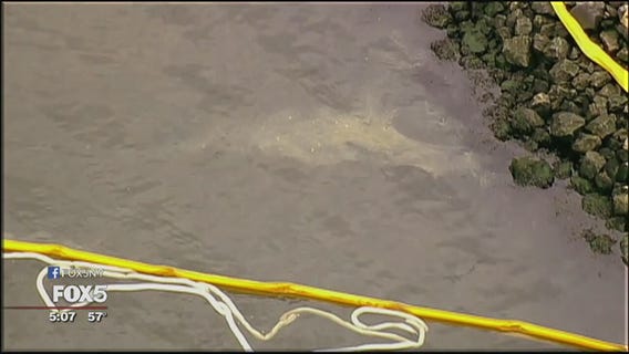 East River oil spill