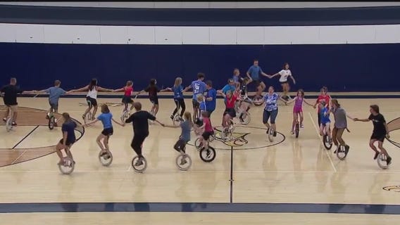 Inside the unicycle convention in Minnesota