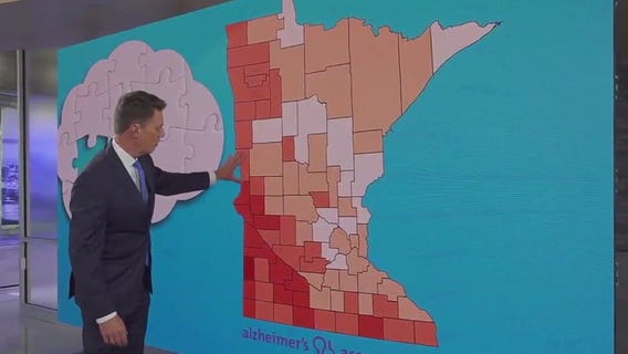 MN counties with the highest Alzheimer's rates
