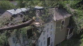 Hudson area cleaning up following storms