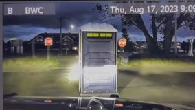 Porta Potty chase in Michigan