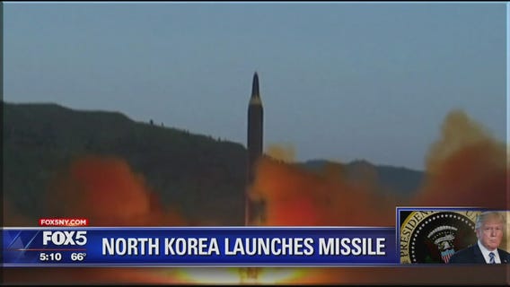 North Korea missile test