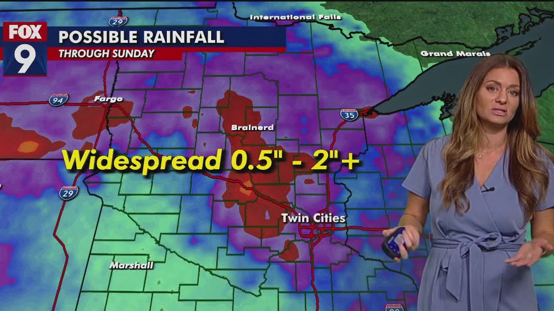 MN weather: Rainy first weekend of fall