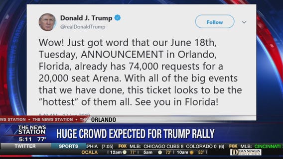 Huge crowd expected for Trump rally