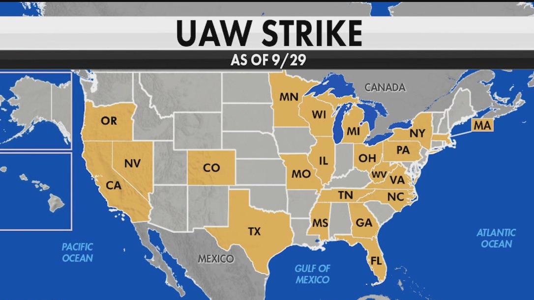UAW strike continues nationwide