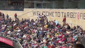 Fans root on Twins from Target Field