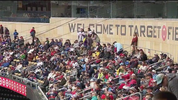Fans root on Twins from Target Field