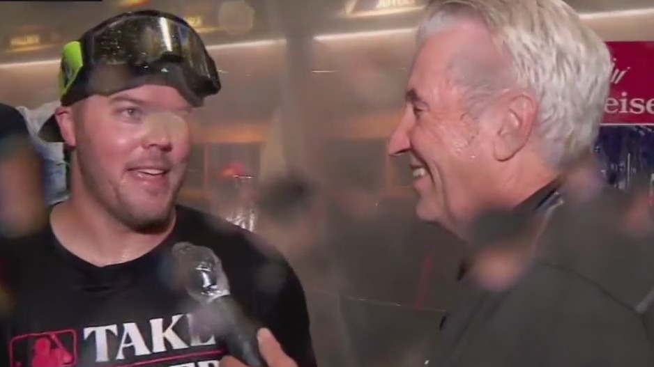 Twins players react after playoff series win