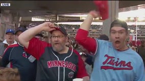 Twins fans celebrate 1st playoff series win in 20 yrs