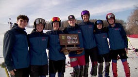 Washburn HS boys alpine ski team wins state