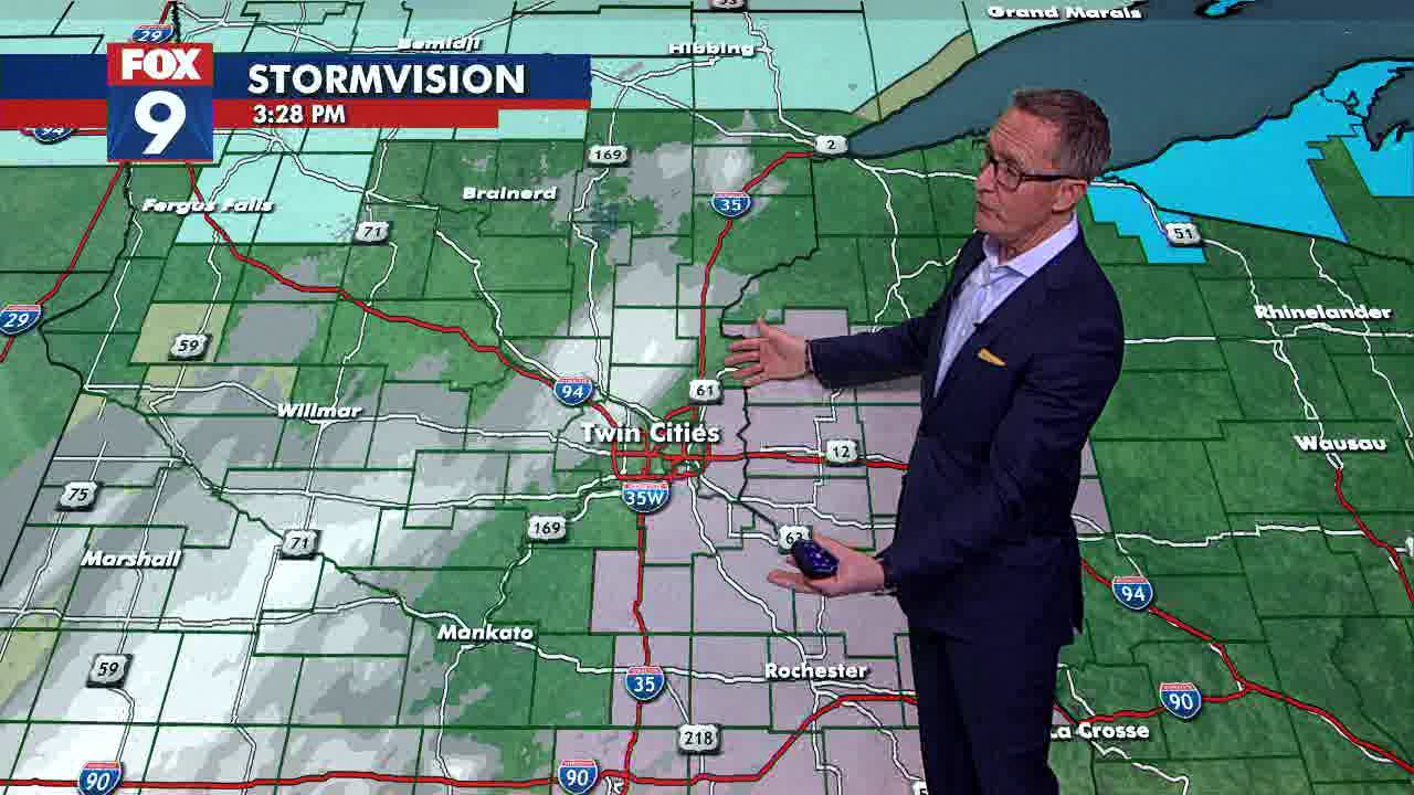 Minnesota weather: Snow pushes through