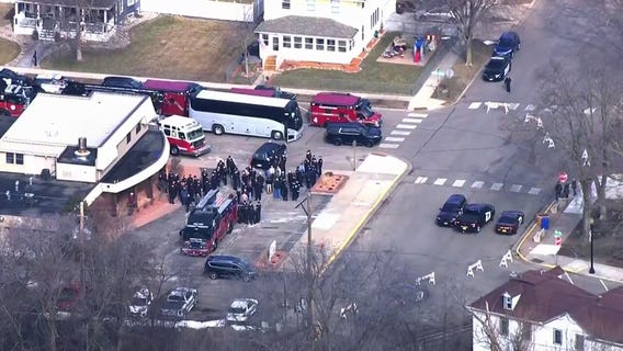Procession for Burnsville Firefighter-Paramedic Adam Finseth [RAW]