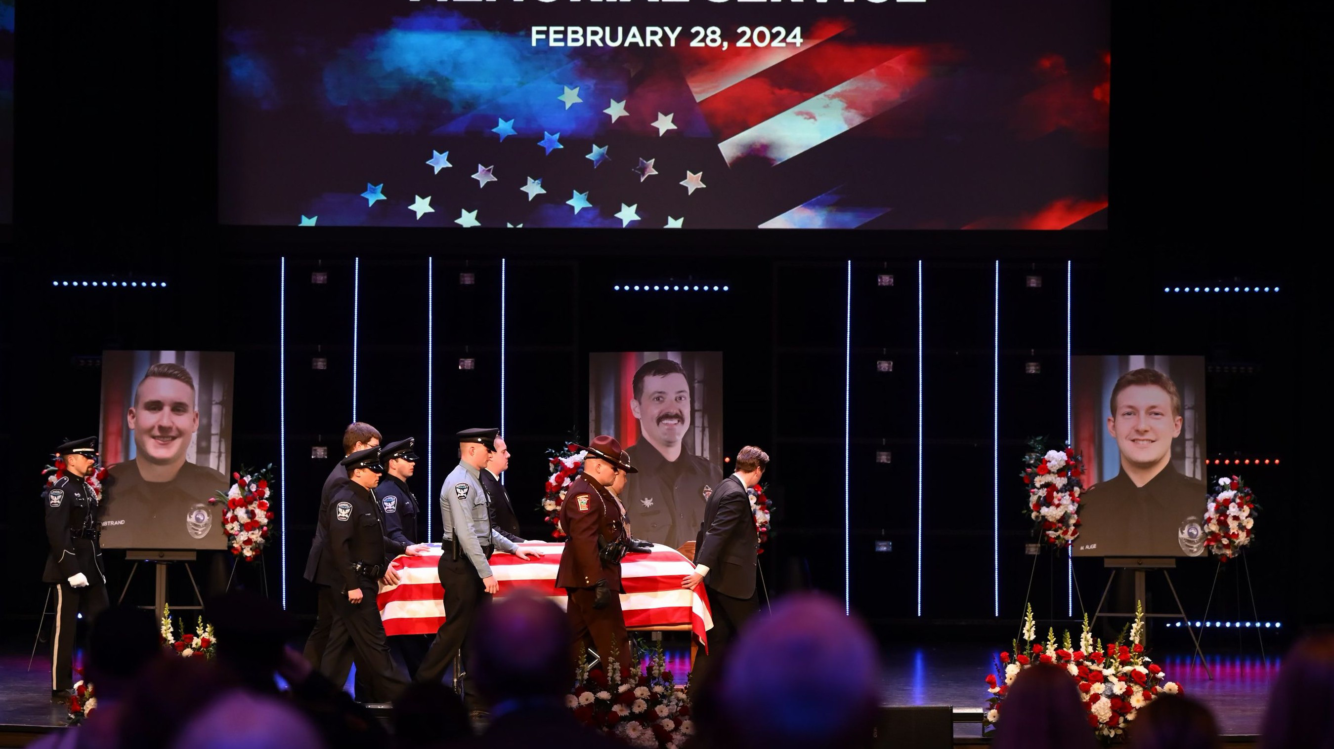 Burnsville memorial service: Family reads scriptures